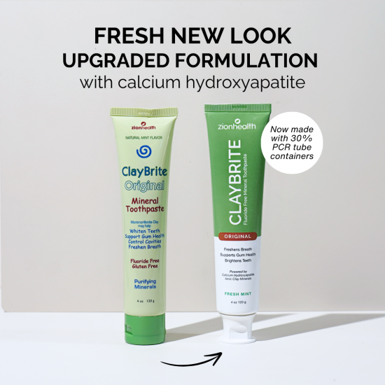 ClayBrite Toothpaste for Superior Gum Health- 4oz